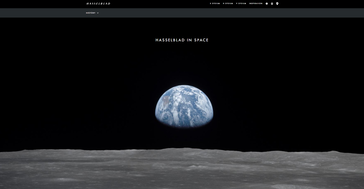Hasselblad utiliza una imagen casi idéntica en su página web. (Fuente de la imagen: Hasselblad)