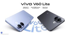 El Vivo V60 Lite 4G viene en colores azul y negro (Fuente de la imagen: Vivo)
