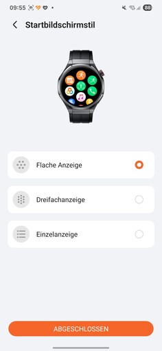Honor Configuración de la aplicación de salud