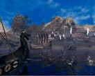 Una imagen que muestra naves vikingas en Frozenheim.