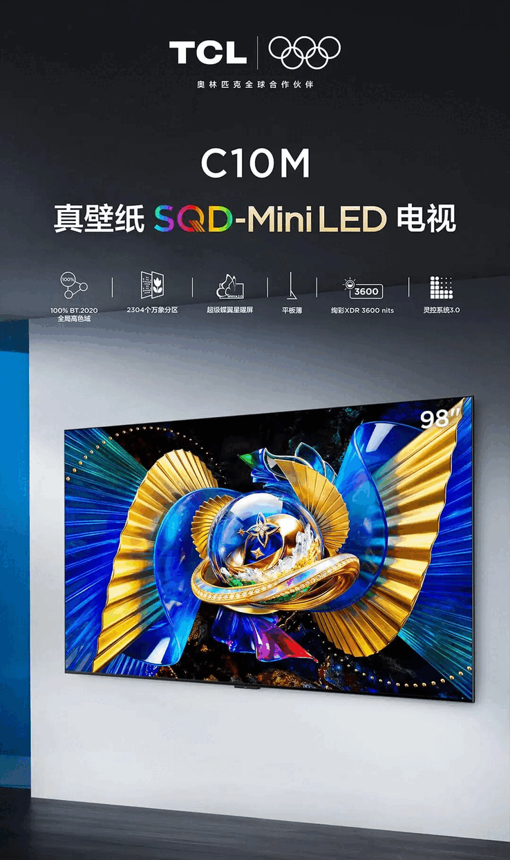 TCL presentó por primera vez su tecnología SQD-Mini LED a finales del año pasado, en su televisor insignia de la serie X11L.
