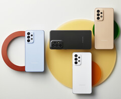 El Galaxy A33 5G estará disponible a partir del próximo mes en cuatro colores. (Fuente de la imagen: Samsung)