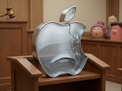 Apple mala suerte en los tribunales. (Fuente de la imagen: AI generated)