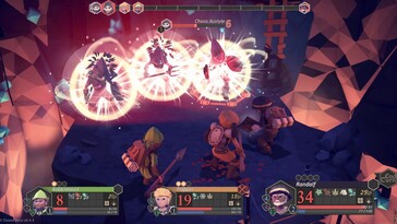Una imagen que muestra una batalla en For The King.