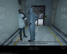Outlast instalado y jugado de forma nativa a través de Steam en una tableta Android (Captura de pantalla: Marc Zander, Notebookcheck)