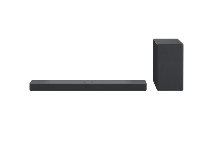 La barra de sonido LG SC9S con subwoofer. (Fuente de la imagen: LG)