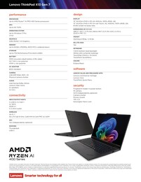 Especificaciones Lenovo ThinkPad X13 G7 AMD.