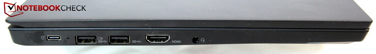 Izquierda: USB-C 3.0, 2x USB-A 3.0, HDMI, audio combo