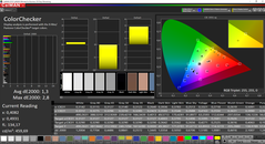 CalMAN ColorChecker calibrado