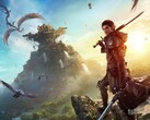 Arte promocional de la expansión Final Fantasy XIV: Dawntrail. (Fuente de la imagen: página web oficial de Final Fantasy XIV)