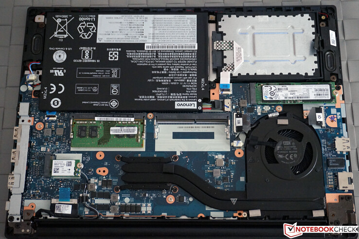 El interior del ThinkPad E485