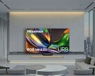 Los televisores MiniLED RGB UR8 (en la imagen) y UR9 de Hisense se expondrán en el CES 2026. (Fuente de la imagen: Hisense)