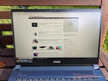 MSI Creator 15 - uso en el exterior