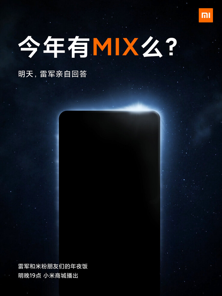 "¿Hay un Mix este año?". (Fuente de la imagen: Xiaomi)