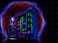El Origin PC Big O V3 es una máquina de juegos única que incluye una PS5 y una XSX. (Fuente de la imagen: Origin)