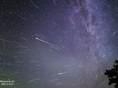 Una imagen de las Perseidas sobre China (Fuente de la imagen: Xiang Zhan y Planetario de Pekín)
