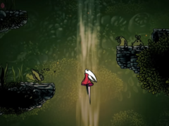 Una captura de pantalla del tráiler de revelación de Hollow Knight Silksong (Fuente de la imagen: Team Cherry YT)