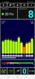 Prueba de GPS al aire libre