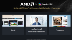 Características de la AMD Strix Point AI (imagen vía AMD)