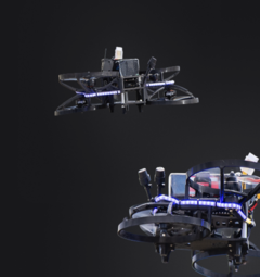 Equipados con elementos disuasorios menos que letales, como bocinas de aire, poppers de aire y pistola de pimienta, los drones CGA pueden bombardear a los asaltantes de diversas formas. (Fuente de la imagen: página web de CGA)