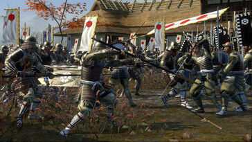 Una imagen en la que aparecen samuráis en «Total War: Shogun 2».