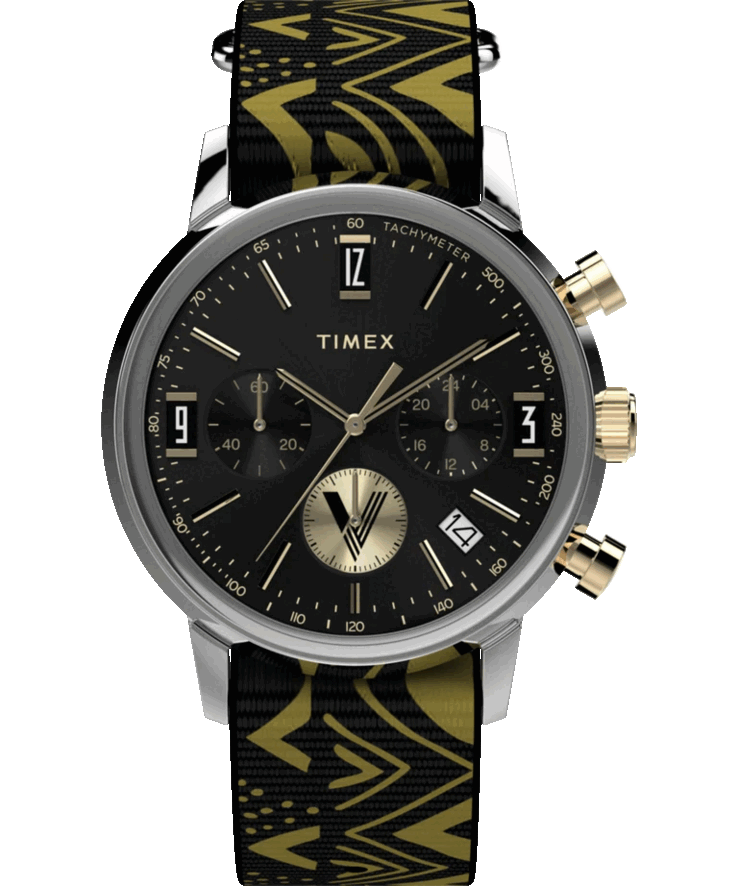 Set de regalo Vontlle x Timex Marlin con cronógrafo de cuarzo TWG069100