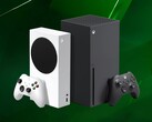 Consolas Xbox Series X y S mostradas sobre fondo verde (Fuente de la imagen: Xbox Wire con ediciones)