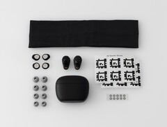 En la caja se incluyen cuatro tamaños de puntas de espuma, dos aletas estabilizadoras y la cinta para la cabeza de los escáneres (Fuente de la imagen: Final)