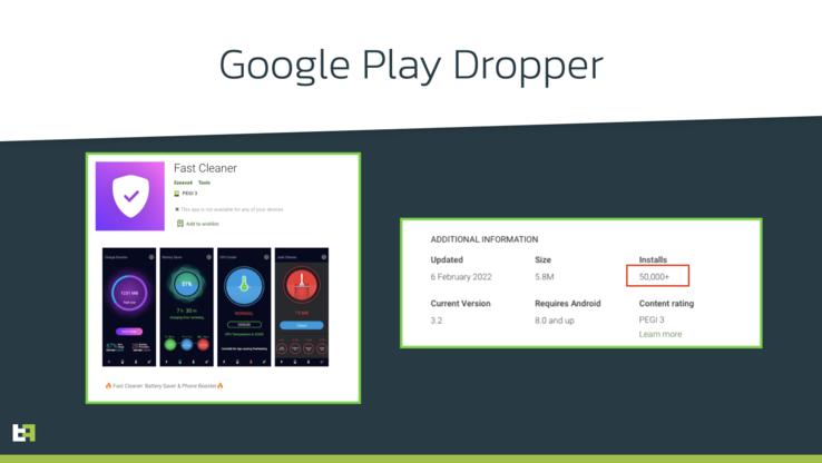 Aplicación en la Google Play Store que distribuye el malware Xenomorph. (Fuente de la imagen: ThreatFabric)