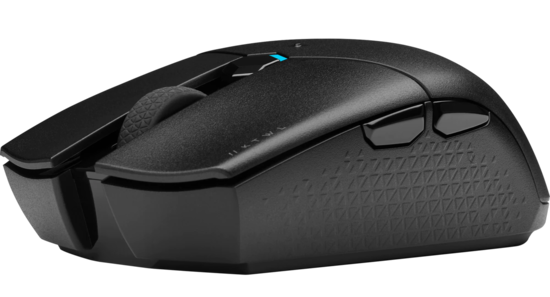 El Corsair Katar Pro Wireless es un ratón totalmente inalámbrico que se conecta por Wi-Fi o Bluetooth. (Fuente de la imagen: Corsair)