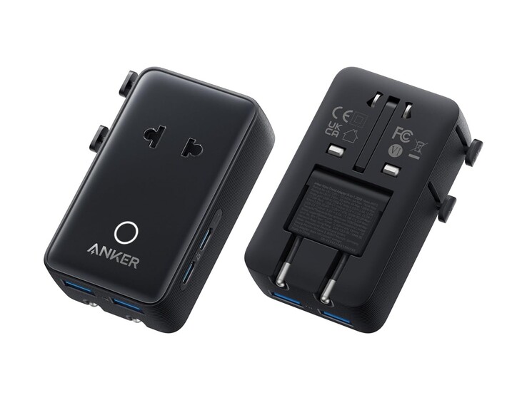 El adaptador de viaje Anker Nano (5 en 1, 20 W) (versión UE)