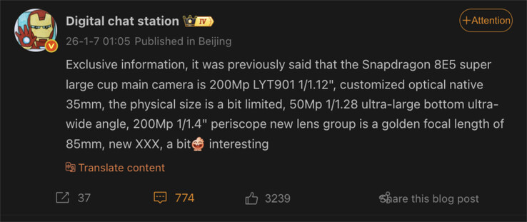 (Fuente de la imagen: Digital Chat Station & Weibo)