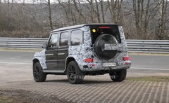 El Mercedes EQG no pudo completar su última prueba de resistencia en el infame Nordschleife (Imagen: Carspotter Jeroen)