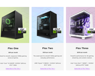 Una captura de pantalla del programa de suscripción de alquiler de PC Flex de NZXT, en la que se destacan los diferentes niveles disponibles para los consumidores