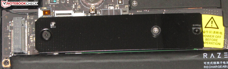El Blade tiene una ranura vacía para un segundo SSD NVMe.