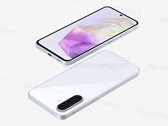 Se cree que el Galaxy A36 tiene este aspecto. (Fuente de la imagen: Giznext x OnLeaks)