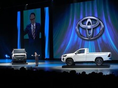 El prototipo Toyota Hilux Revo BEV se presentó en 2022. (Fuente de la imagen: Toyota)