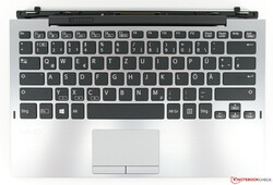 Un vistazo a la base de teclado del VAIO A12