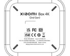 Diseño del panel trasero del Xiaomi Box 4K de segunda generación (patente) (Fuente: FCC ID)