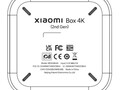 Diseño del panel trasero del Xiaomi Box 4K de segunda generación (patente) (Fuente: FCC ID)