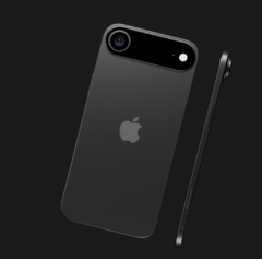 render del iPhone 17 Air. (Fuente de la imagen: Zellzoi en X)