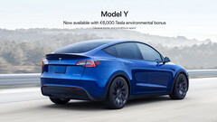 La prima del Model Y iguala la subvención federal perdida (imagen: Tesla)