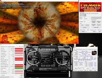 Prueba de esfuerzo con Furmark (PT 100%)