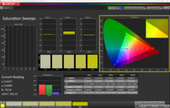 CalMAN saturación calibrada