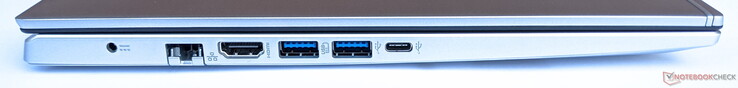 Izquierda: alimentación, GigabitLAN, 2 USB 3.1 Gen1 Tyep-A, 1 USB 3.1 Gen1 Type-C