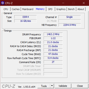 Memoria CPU-Z