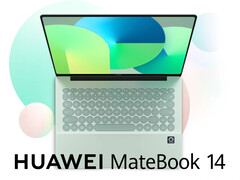 El MateBook 14 HarmonyOS Edition tiene una disposición de teclado poco habitual.