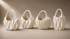¿Son los bolsos impresos en 3D adecuados también simplemente como objetos decorativos? Probablemente.