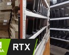 Cientos de portátiles de juego Hasee con GPUs de la serie Nvidia GeForce RTX 30 han sido utilizados en granjas de minería. (Fuente de la imagen: Godfish BTCer/Nvidia - editado)