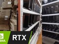Cientos de portátiles de juego Hasee con GPUs de la serie Nvidia GeForce RTX 30 han sido utilizados en granjas de minería. (Fuente de la imagen: Godfish BTCer/Nvidia - editado)